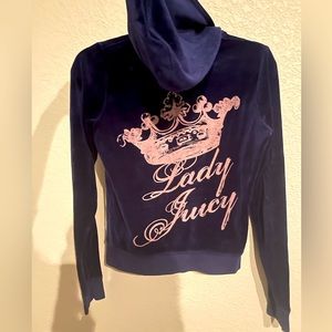 Juicy Couture Sweat Zip Top RARE
